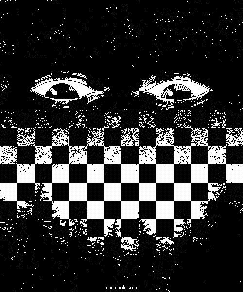 These animated GIFs are from the creepiest computer game that never existed