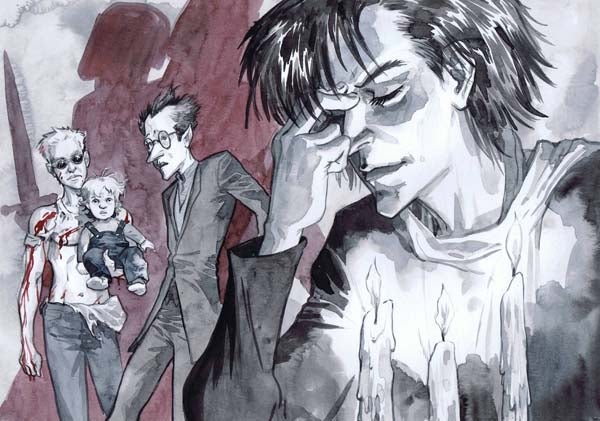 Concept art from the Sandman movie that never was