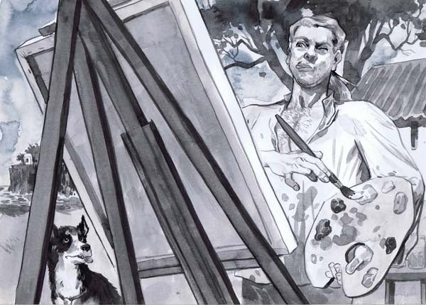 Concept art from the Sandman movie that never was