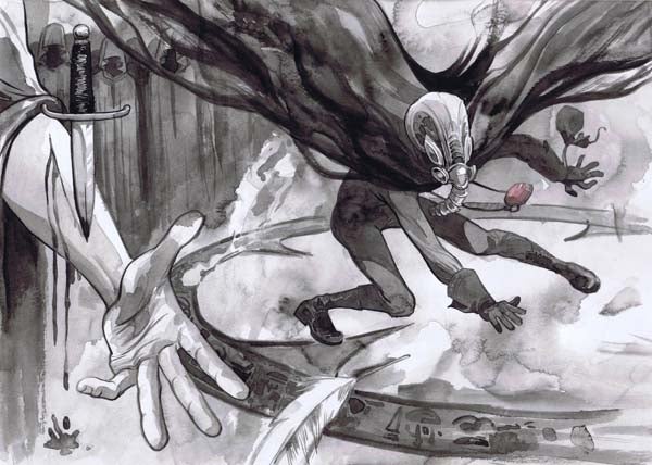 Concept art from the Sandman movie that never was