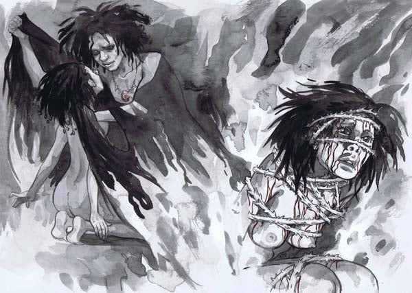 Concept art from the Sandman movie that never was