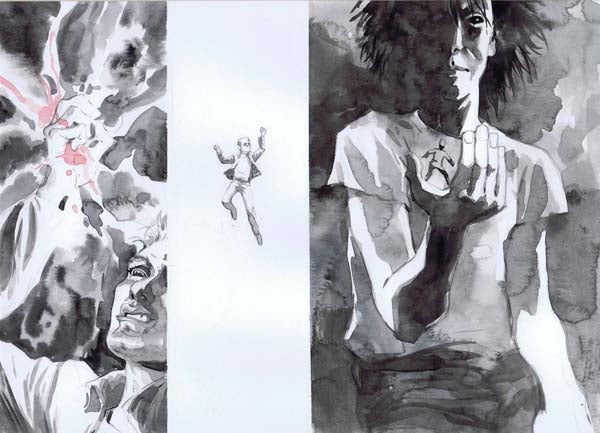 Concept art from the Sandman movie that never was