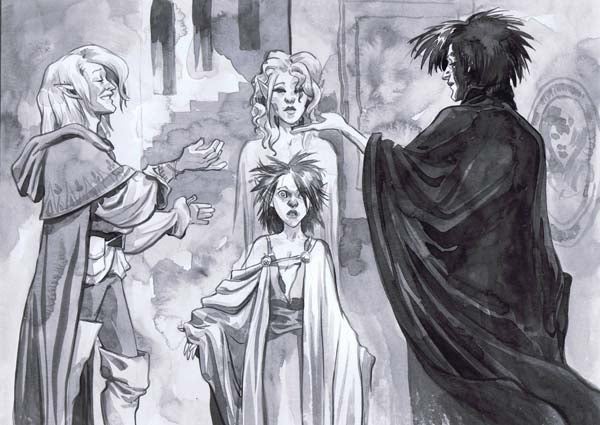 Concept art from the Sandman movie that never was