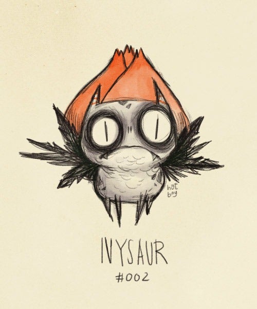 Pokémon, in the style of Tim Burton