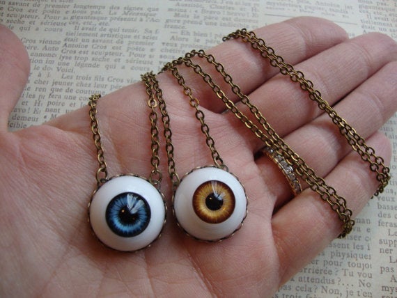 The very best fancy eyeball jewelry for a macabre night out