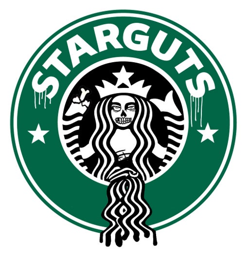 Logos redesigned for the impending zombie apocalypse