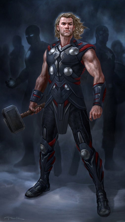Insane collection of Avengers concept art shows Thanos in action