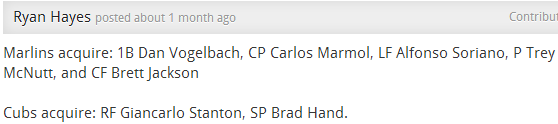 Here's A 29-Team Roundup Of Fans' Dumbest Giancarlo Stanton Trade Proposals