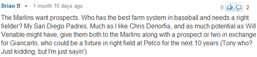 Here's A 29-Team Roundup Of Fans' Dumbest Giancarlo Stanton Trade Proposals