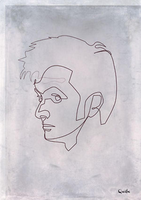 These one line sci-fi portraits are simply stunning