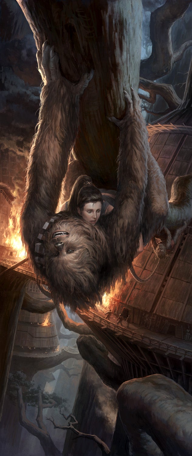 Do not underestimate the awesome power of this Star Wars art