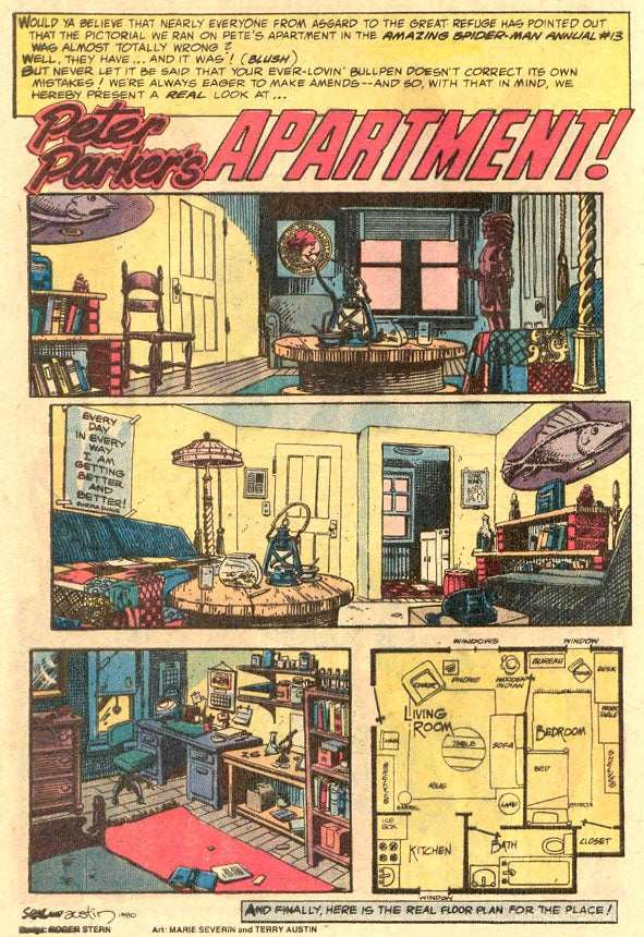 Vintage Spider-Man maps lay out the geography of Peter Parker's life