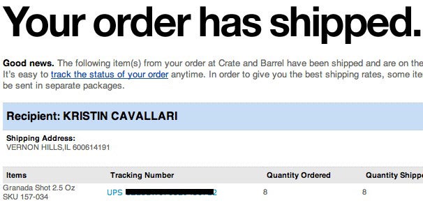If You're An NFL QB, And You Post Your Wedding Registry Online, A Deadspin Reader Might Send You Shot Glasses