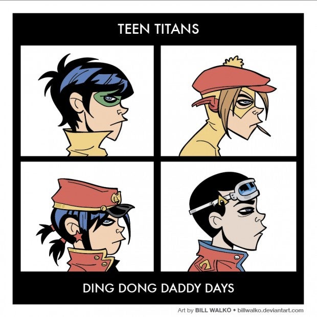 The Fantastic Four become the Beatles when superheroes invade classic album covers