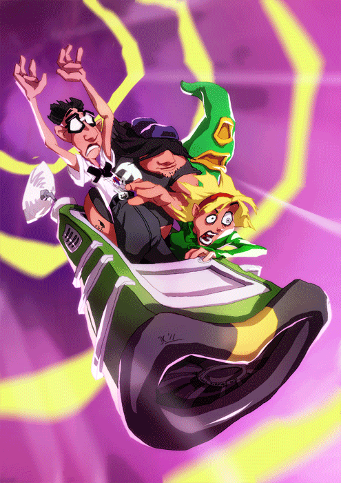 Yo, It's Day of the Tentacle, and it's Flashing
