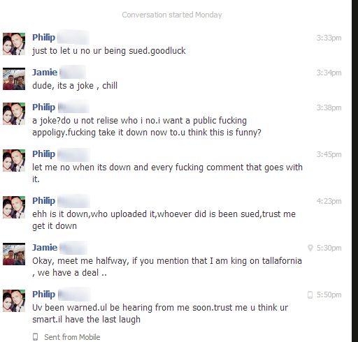 Reality TV Star Wants Unflattering Photo Removed from the Web, Goes About It Like a Prick