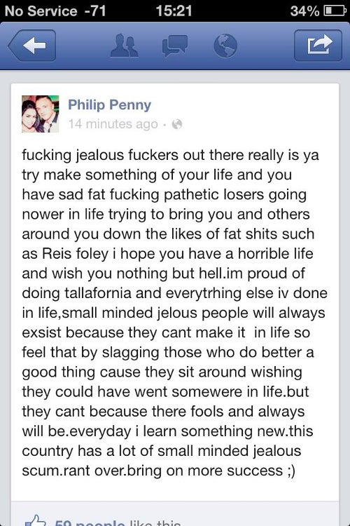 Reality TV Star Wants Unflattering Photo Removed from the Web, Goes About It Like a Prick
