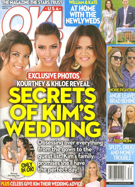 This Week In Tabloids: Jennifer Aniston's Secret Baby Bump & Shotgun Wedding