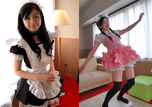 Play Wii Fit With Japanese Maids
