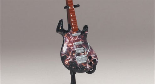 McFarlane's Tiny, Plastic Guitar Hero Guitars