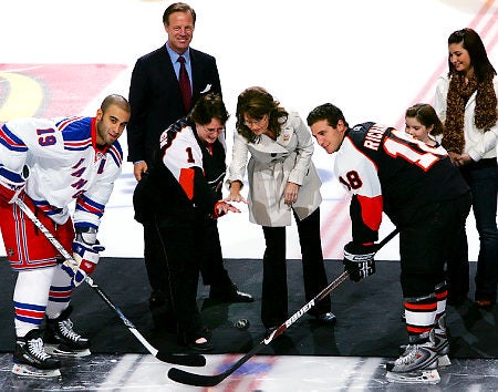 Blues Announce Sarah Palin Puck Drop; Forfeit Season
