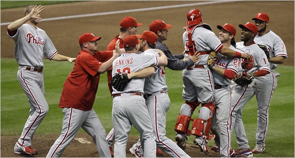 Phillies Send Brewers Packing