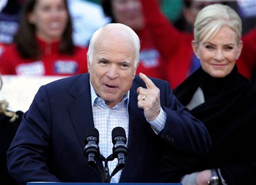 McCain Wants Those Dang Kids To Get Off His Lawn