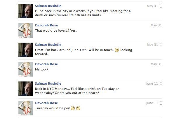 Salman Rushdie's Facebook Seduction and Break-Up with a Crazed Reality Star