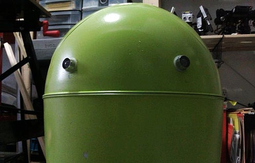 Trash Can Android Robot Can Bust A Move, Won't Check Your Email
