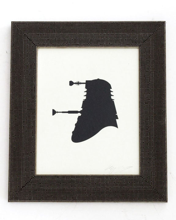 Victorian paper silhouettes of famous (and infamous) scifi characters