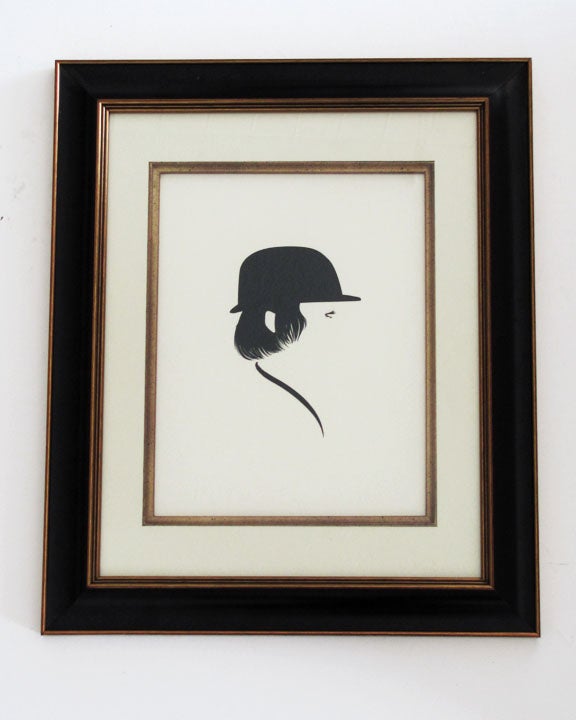 Victorian paper silhouettes of famous (and infamous) scifi characters