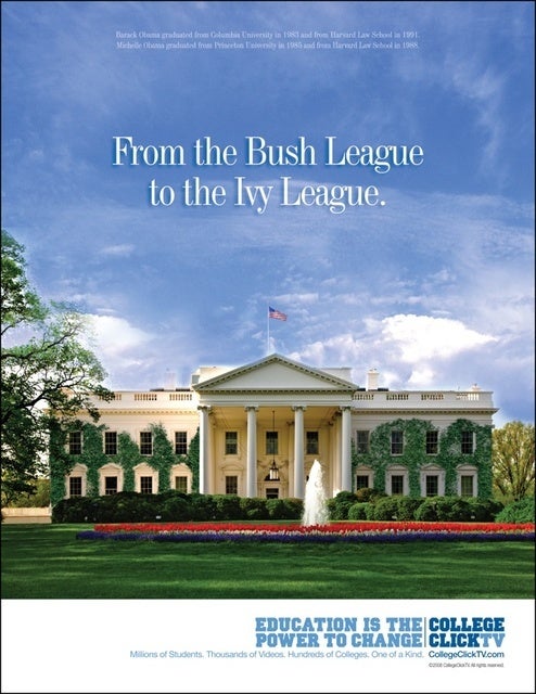 If Only We Had An Ivy Leaguer In The White House...