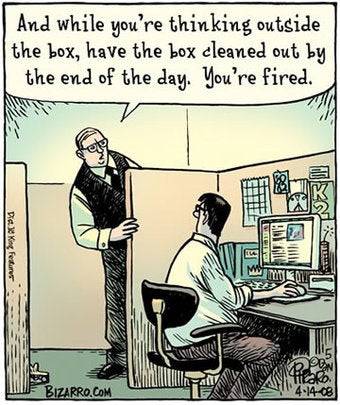 "And Now I'm a Receptionist" (You're Fired)