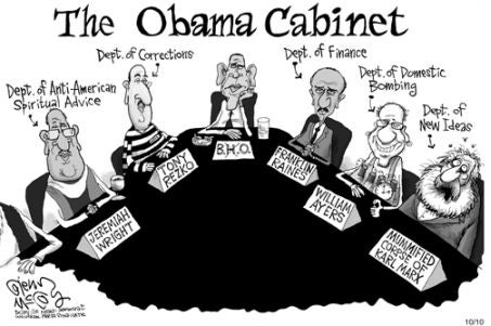 An Obama Presidency May Be Rough Going for Political Cartoonists