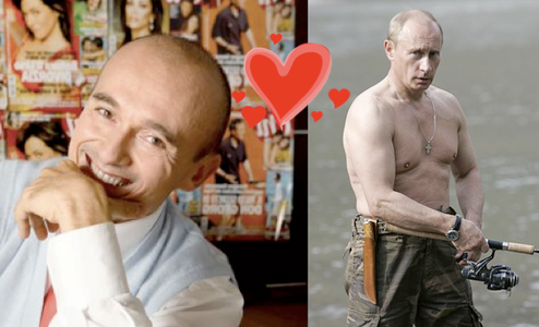 Italian TV Star Has Gay Crush On Vladimir Putin