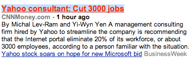 Fortune unpublishes report of 3,000 job cuts at Yahoo