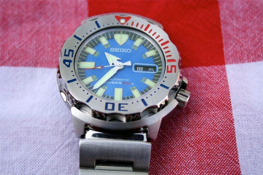 Seiko SKZ213K1 Monster: Big, Blue, Beautiful