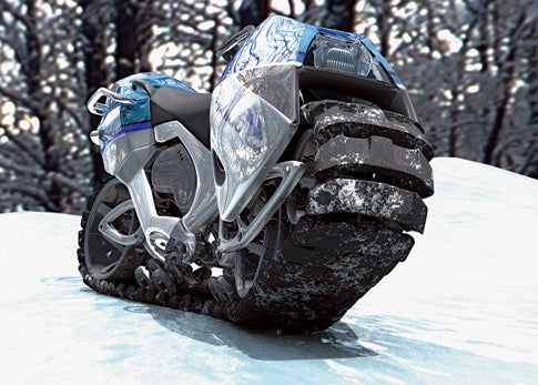 Hyanide Snow Bike Mobile Concept