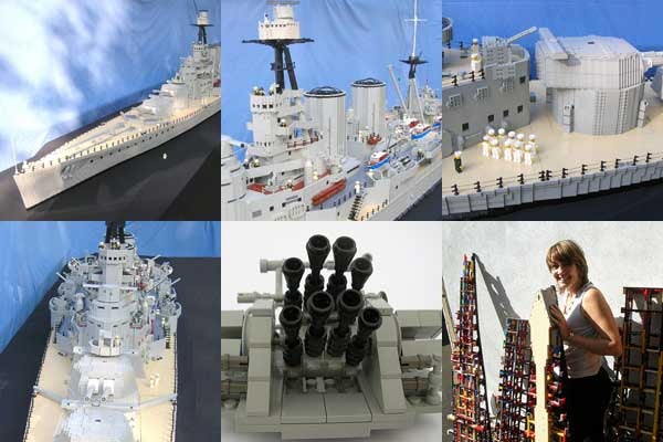 20-Foot-Long Lego Battlecruiser Can Probably Sink Oil Tankers