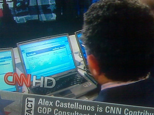Toobin Caught Checking Facebook on CNN During Debate
