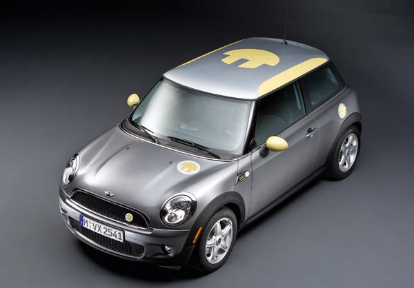 Mini E Electric Car Perfect For Al Gore Remake of Italian Job