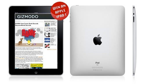 Sign up for the Gizmodo Newsletter, Win an iPad