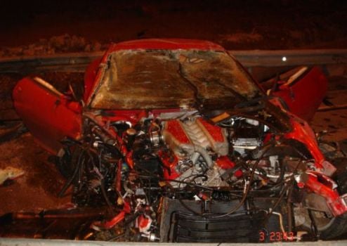 And Another One Gone: Ferrari 599 GTB, Greek-Style