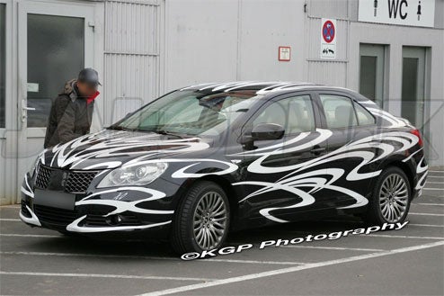 2010 Suzuki Kizashi Spotted Unclad And Ready For 'Ring Time