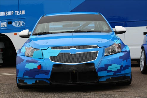 Chevy Cruze Crashing 2009 World Touring Car Championship Series