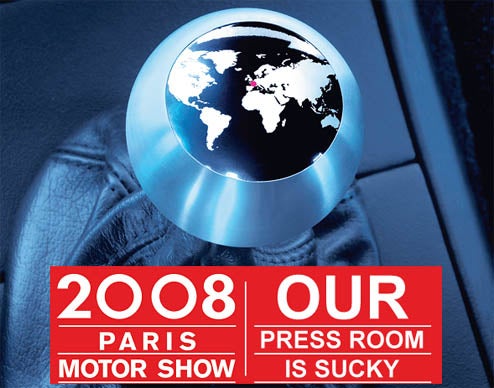 Top Ten Reasons The Paris Auto Show Press Room Sucks