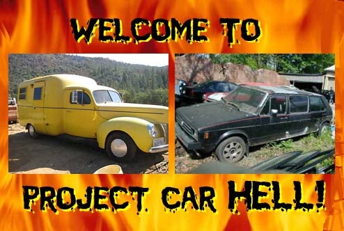 Project Car Hell, Because You Can Edition: 1940 Ford Camper or Rabbit Limo?