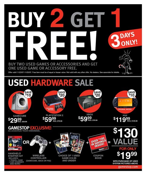 EB Games/GameStop Black Friday Ads Revealed