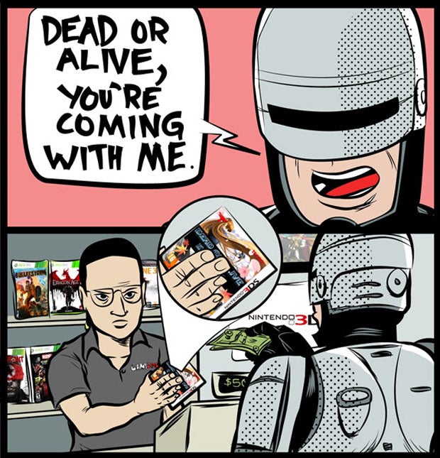 Robocop Gives GameStop a Prime Directive