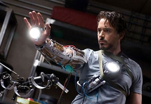 Iron Man Says, "Talk To The Glowy Hand"